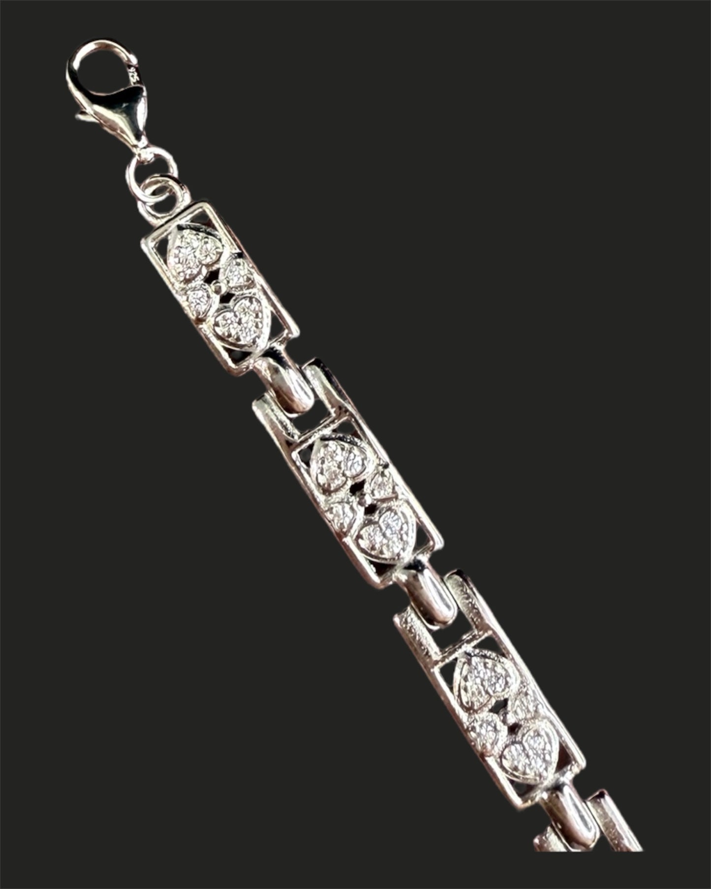 Luxe Sterling Silver MoP Bracelet for Men